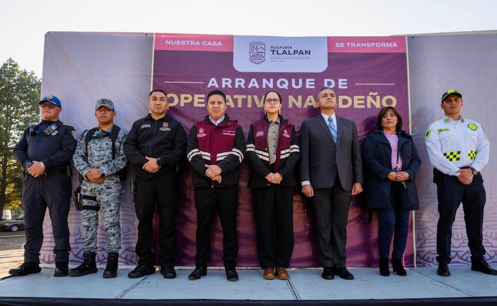 Gaby Osorio da banderazo de inicio al Operativo Navideño 2025 en la alcaldía Tlalpan.
Foto: Especial.