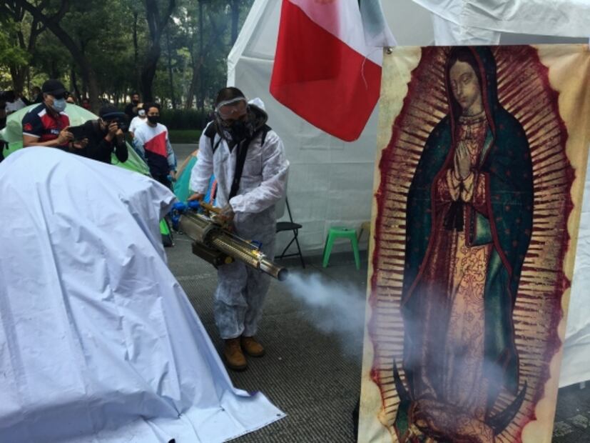 Manifestaciones contra AMLO y a seis años de Ayotzinapa, entre las fotos de la semana