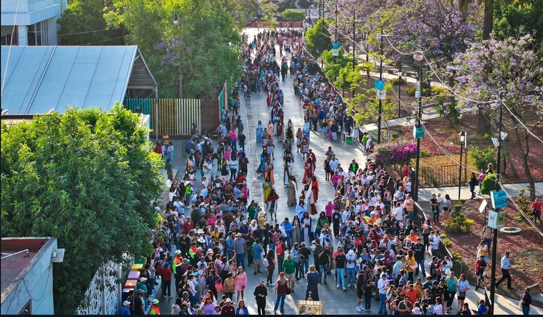 La alcaldía Iztapalapa informó que el Martes Santo, de la 182 Representación de la Pasión de Cristo, concluyó con saldo blanco. Foto: especial