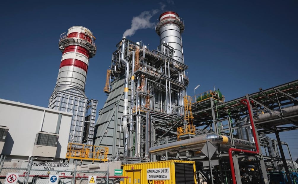 Central de Ciclo Combinado "El Sauz II" llamada "Josefa Ortiz Téllez Girón" en Querétaro (20/12/2025). Foto: Presidencia
