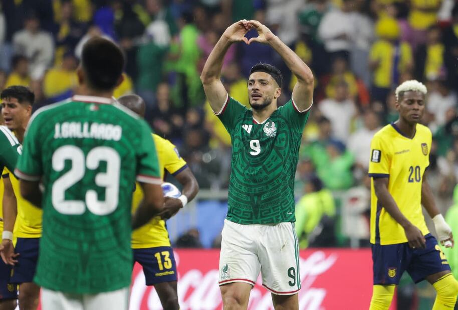 Raúl Jiménez en festejo de gol con la Selección Mexicana, durante los 16vos de Final de la Copa del Mundo de 2026 - Foto: Carlos Mejía | EL UNIVERSAL
