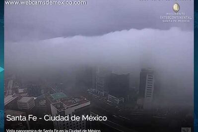 Así se ve Santa Fe por onda gélida