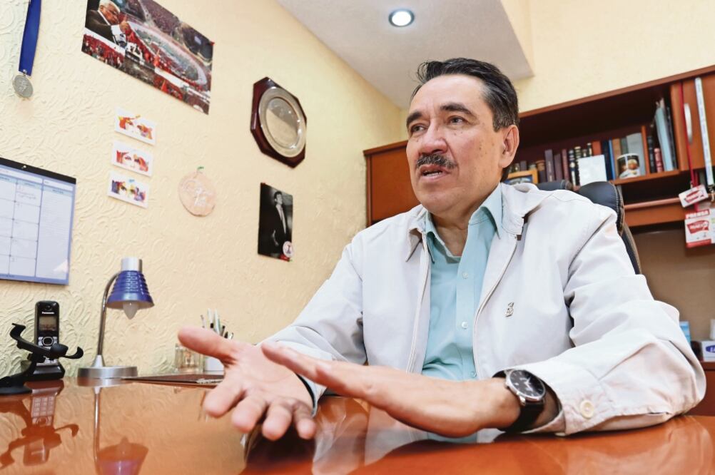 Homero Aguirre Vocero nacional de Antorcha Popular (BERENICE FRAGOSO. EL UNIVERSAL)