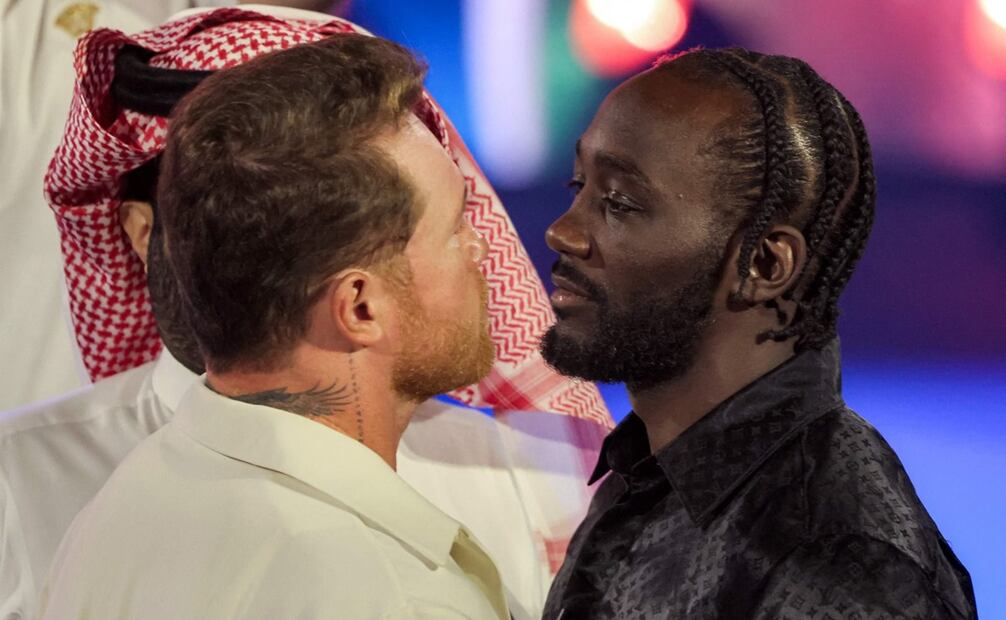Canelo Álvarez envió contundente recado a Terence Crawford antes de su combate en Las Vegas; “No me derrotará, no se preocupen” / FOTO: AFP