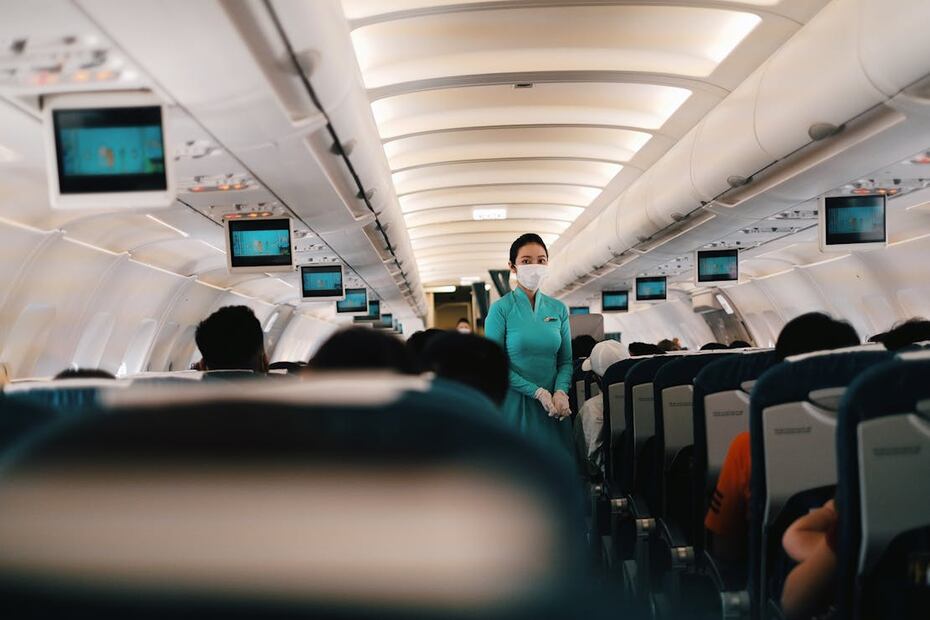 Viaje en avión. Foto: Pexels