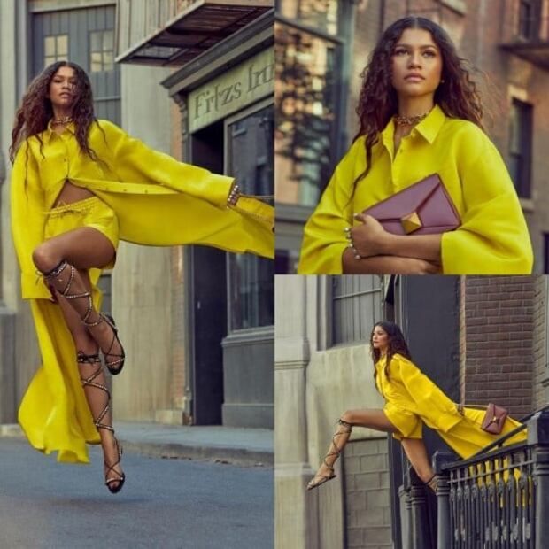 Zendaya impone tendencia con estas sensuales sandalias de gladiador