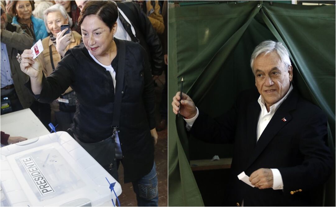El ex mandatario Sebastián Piñera y la periodista Beatriz Sánchez (Foto: Agencias)