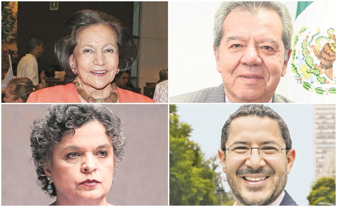 IFIGENIA MARTINEZ, PORFIRIO MUÑOZ LEDO, BEATRIZ PAREDES Y MARTÍ BATRES