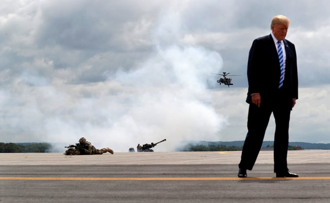 Trump anunció en diciembre la retirada de las tropas que EU tiene desplegadas en Siria en el marco de la coalición contra el Estado Islámico. Foto: Reuters