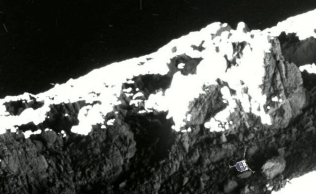 Identifican en foto una "calavera" en el cometa 67P/CG