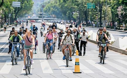 Paseo Muévete en Bici rompe récord de asistencia este domingo; participaron más de 140 mil personas