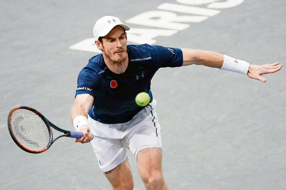 Murray enfrenta este día a Milos Raonic en las semifinales del Masters (CHRISTOPHE ENA. AP)