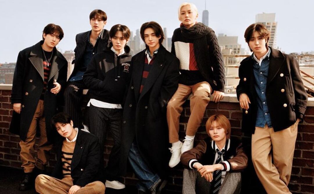 La boyband Stray Kids.Foto: @alasdairmclellan/Instagram oficial.