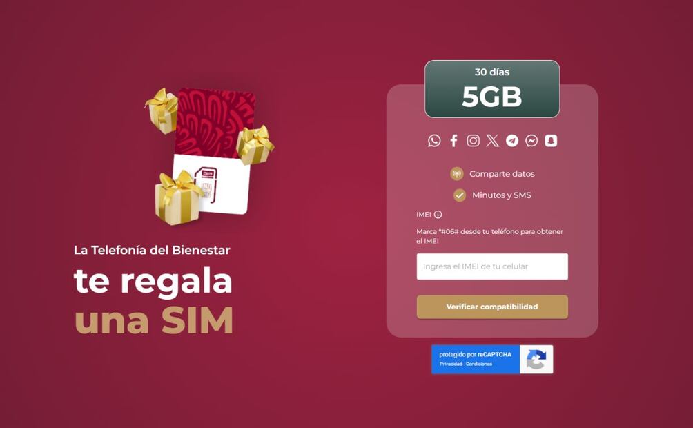 Cómo obtener la SIM de Internet para el Bienestar gratis. Imagen: captura de pantalla