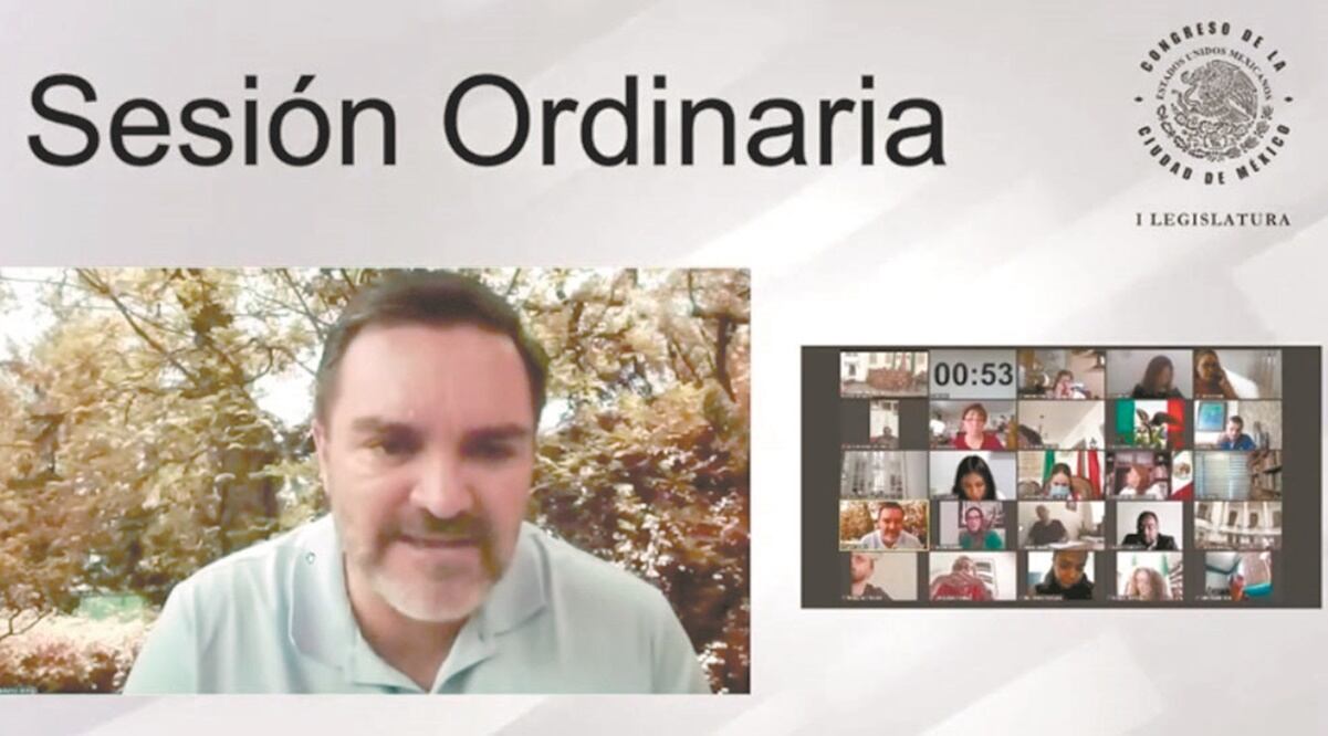 Durante la sesión, Federico Döring Casar precisó que anexar la fe de erratas no era procedente, una vez votado el dictamen. Foto: ESPECIAL