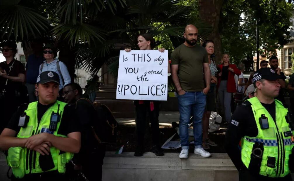 El grupo activista Palestine Action ha sido proscrito por la Ley Antiterrorista británica. Foto: AFP