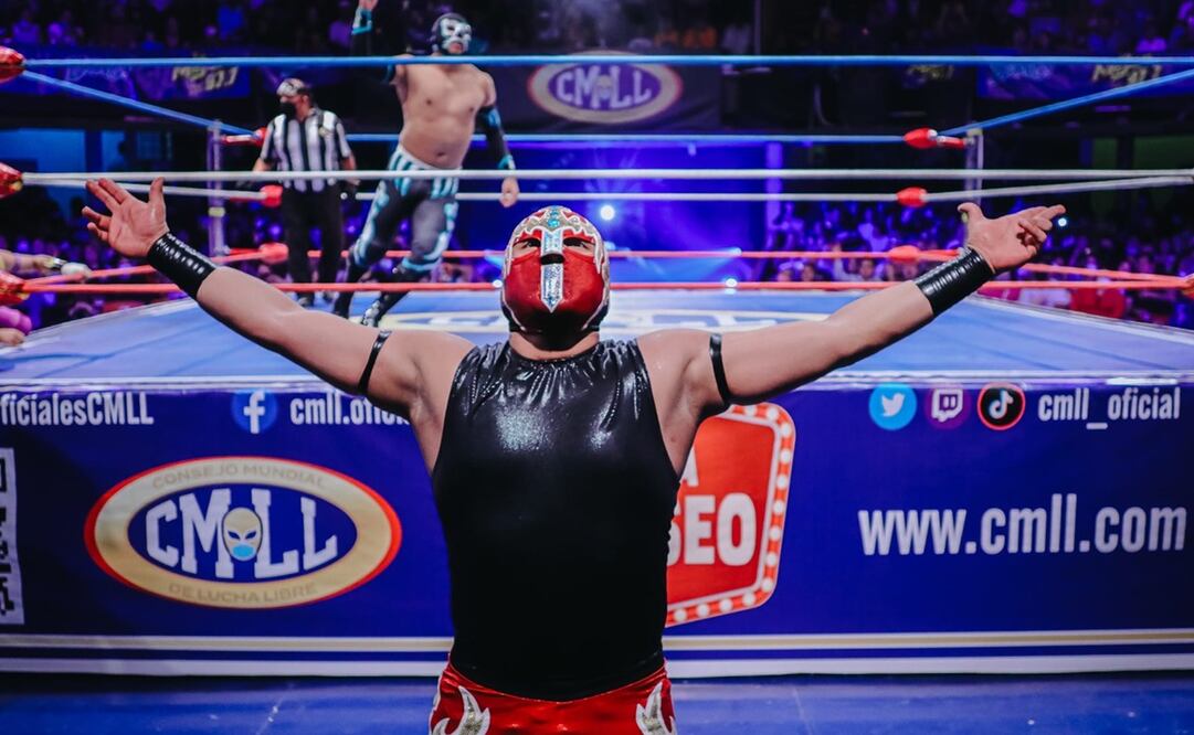 Valiente Jr en función del CMLL / FOTO: ESPECIAL