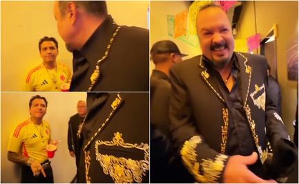 Pepe Aguilar bromea con Nodal y muestran buena convivencia familiar