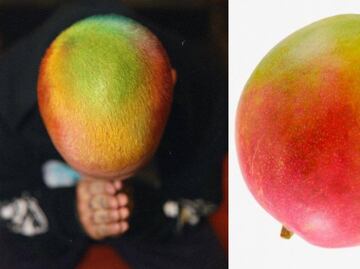 El nuevo look de J Balvin es confundido con un mango petacón