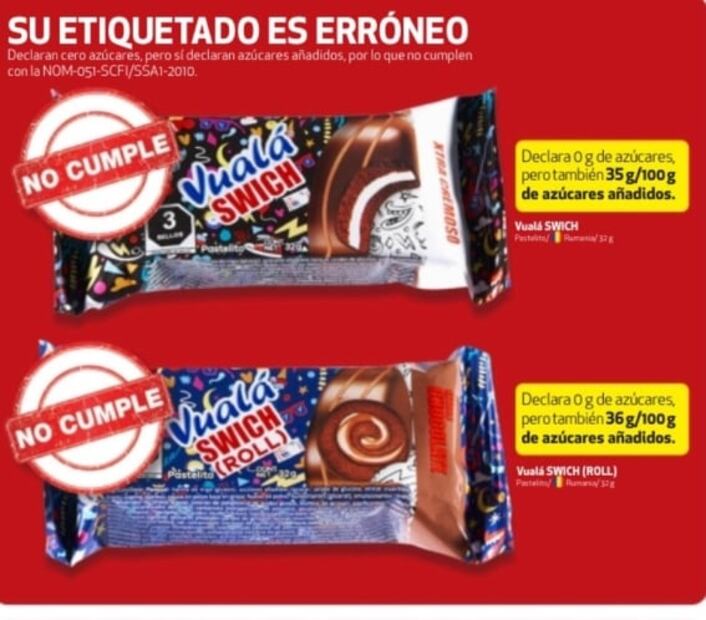 Estos son los pastelitos con exceso de azúcar y los que no deben consumir los niños, alerta Profeco