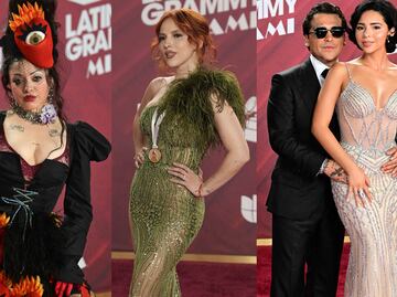 Destaca la presencia femenina en la alfombra roja de los Latin Grammy