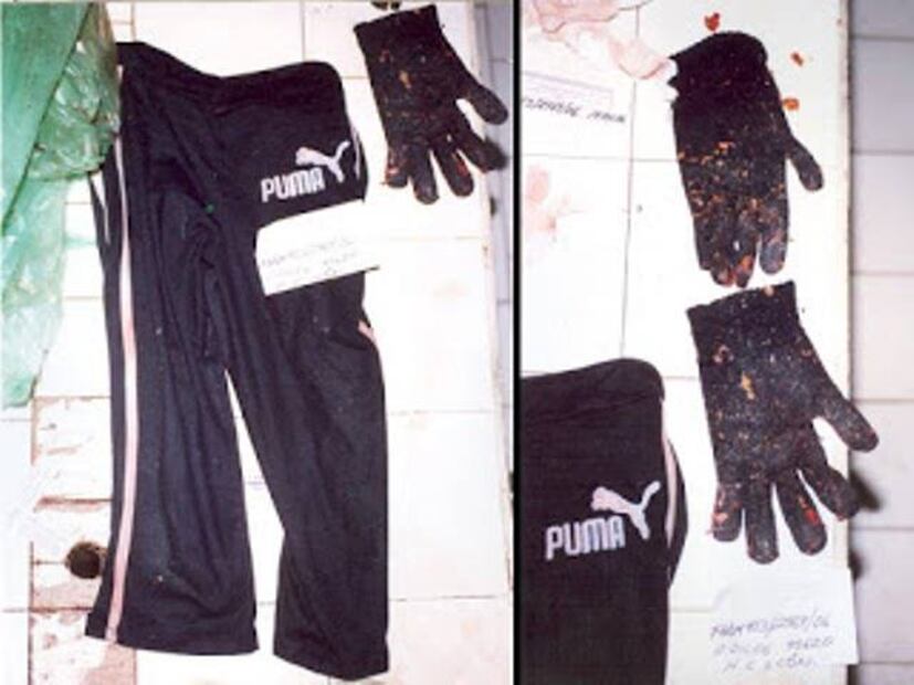 Ropa que portada Verónica, pareja sentimental del caníbal que asesinó. Foto: Especial/El Universal