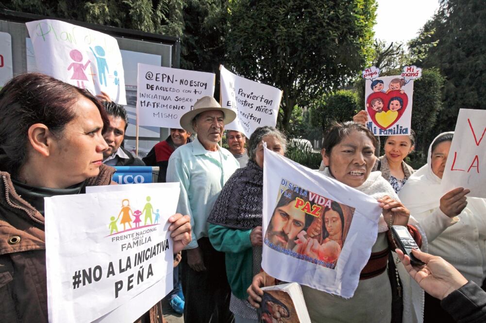 El Frente Nacional por la Familia dice que arribarán a la CDMX activistas de varios estados para la marcha del próximo sábado (ARCHIVO EL UNIVERSAL)
