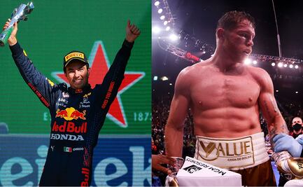 AMLO felicita y reconoce lo hecho por Canelo Álvarez y Checo Pérez