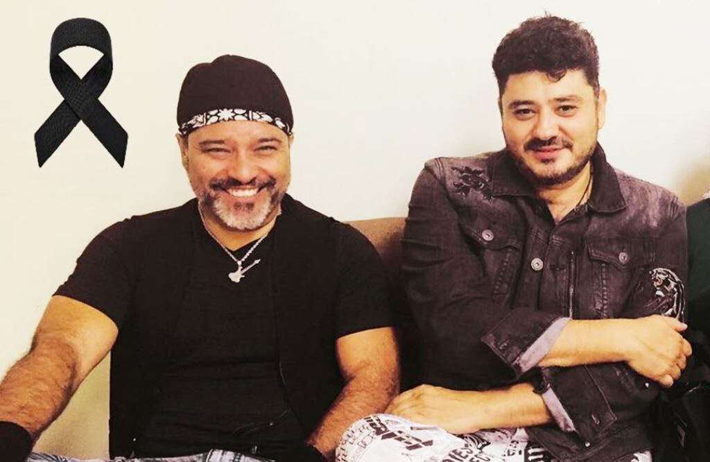 Xava Drago y Jorge Guevara, líderes de las bandas Coda y Caos.
Foto: Instagram, vía @jorgeguevaraartista