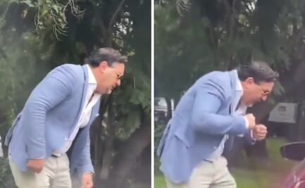 Hombre se vuelve viral tras detener tráfico en Lomas de Chapultepec y usuarios lo apodan “Lord Canelo”
