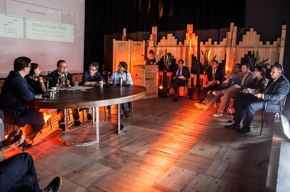 En el Laboratorio para la Ciudad se realizó el Debate Digital CDMX: Tecnología y Movilidad en la Ciudad de México. Foto Cristopher Rogel Blanquet