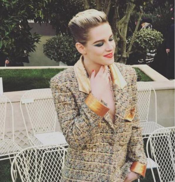 El look masculino de Kristen Stewart conquista París