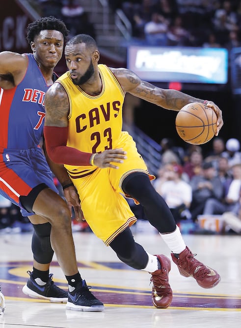 James tuvo que interrumpir sus actividades para dar declaración (RON SCHWANE. AP)