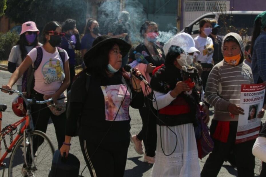 Marchan en Chimalhuacán por la desaparición de Norma Dianey García