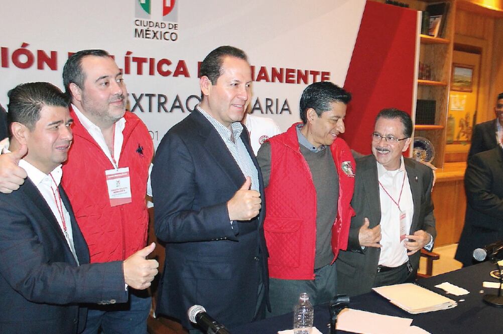 El ex gobernador del Estado de México, aseguró que el tricolor aún no define su candidato al Gobierno de la Ciudad de México y todavía se discute el método, la propuesta y las alianzas para el proceso de selección interna (CORTESÍA)