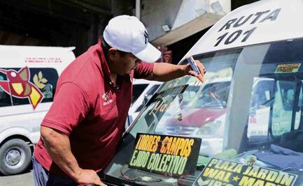 PRI pide frenar al alza en la tarifa del transporte en el Edomex