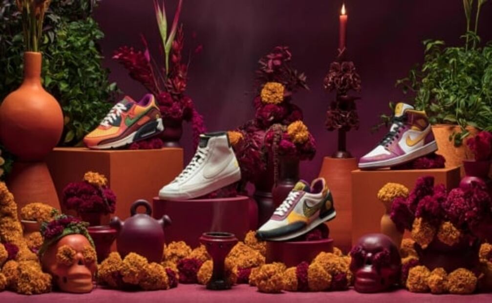 Nike lanza colección de sneakers inspirada en el Día de Muertos