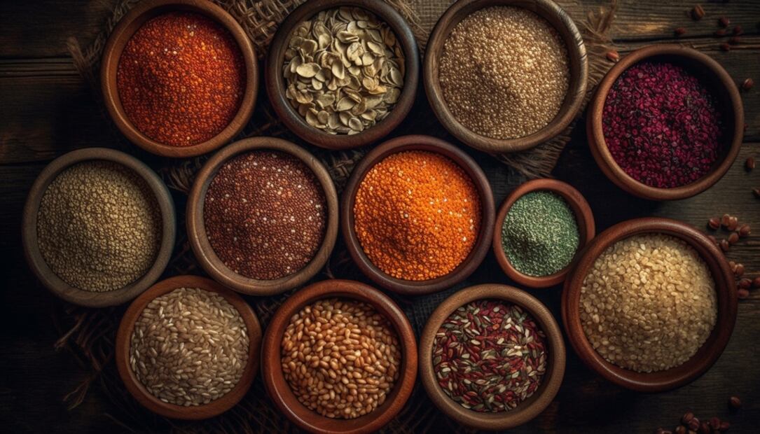Semillas y gastritis. Fuente: Freepik