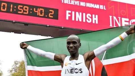 ¿Por qué la marca de Eliud Kipchoge no será reconocida de forma oficial?