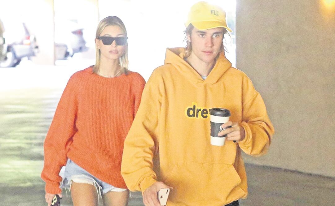 Justin Bieber y Hailey Baldwin. Foto: Archivo