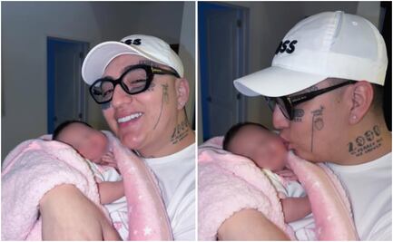 Dani Flow da la bienvenida a su tercer hija con tierna foto en Instagram