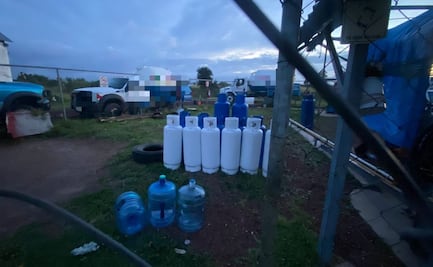 Aseguran gasera ilegal en Hidalgo; resguardan 103 cilindros y tres mil 584 litros de gas