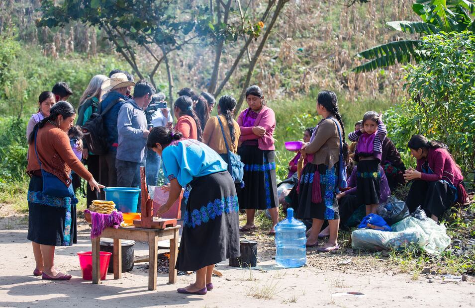 Los campesinos exigen mayor seguridad para el gremio afectado por la ola de violencia en Chiapas. Foto: EFE