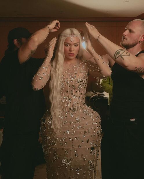 Karol G en la Met Gala 2024. Foto: Instagram @karolg
