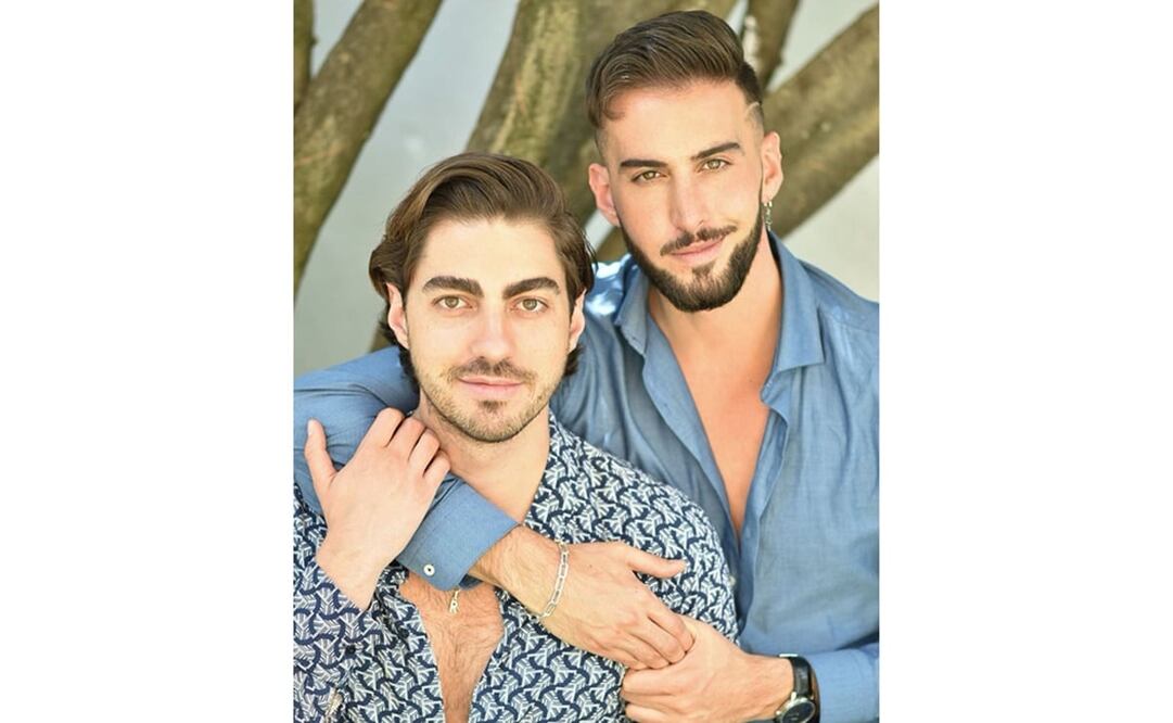Roberto Carlo y su novio. Foto: Instagram