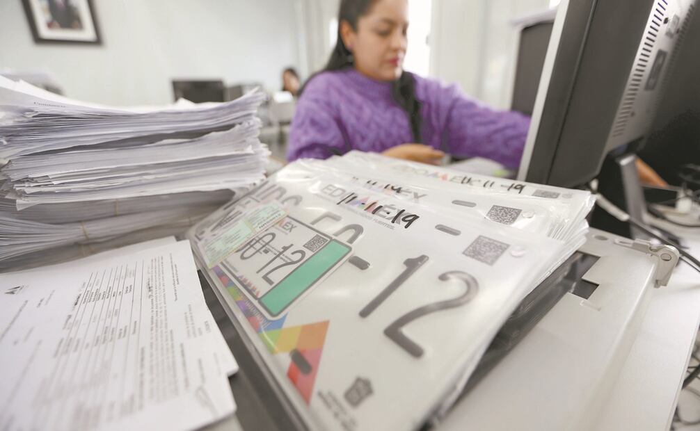 Las placas en el Edomex tienen una vigencia de cinco años. Foto: Archivo / EL UNIVERSAL