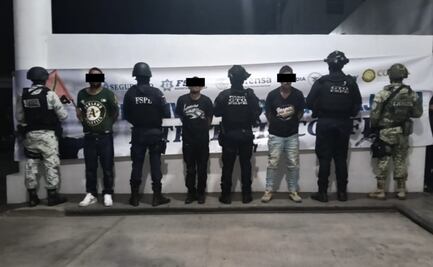 Capturan a tres presuntos integrantes del Cártel de Santa Rosa de Lima, en Guanajuato; poseían armas de alto poder y drogas