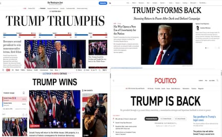 “Regresa con fuerza”: así reportaron medios internacionales la victoria de Trump; el republicano volverá a la Casa Blanca