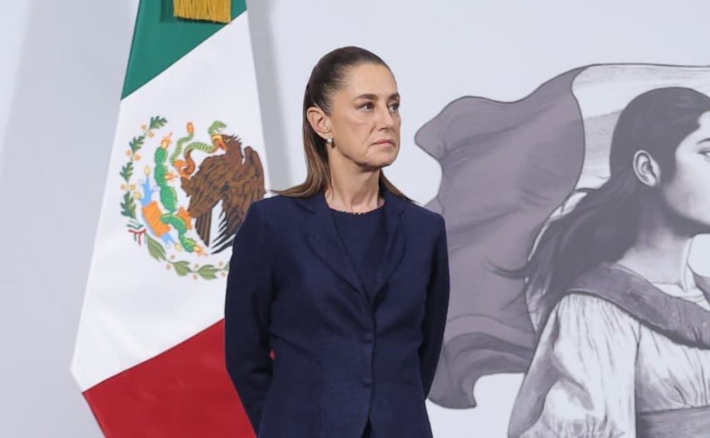 Conferencia mañanera de la presidenta Claudia Sheinbaum en el Palacio Nacional. Foto: Gabriel Pano / EL UNIVERSAL
