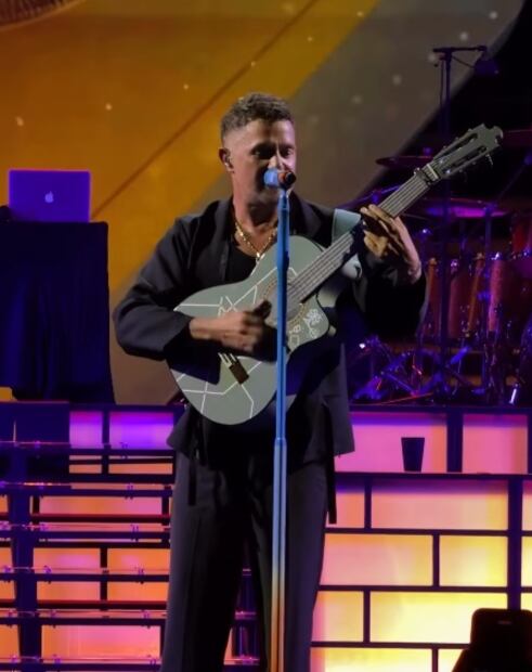 Alejandro Sanz durante su concierto en el Auditorio Nacional. Foto: Auditorio Nacional.